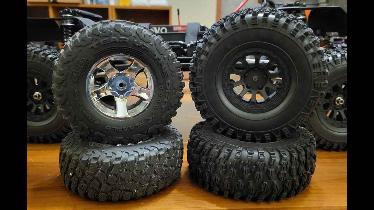 Rlaarlo TK-07 tire upgrade to MK-07 Assembled Wheels.
