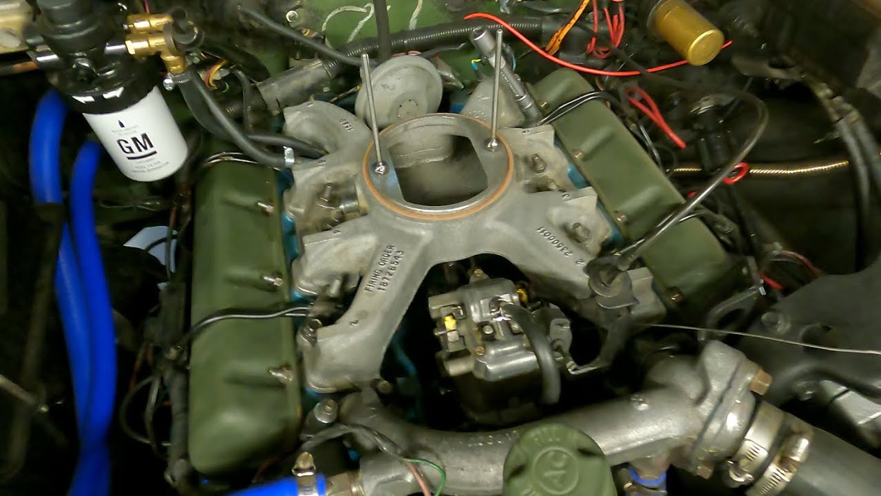Ansaugbrücke Hummer H1 wechseln Chevrolet Blazer K5 M1009 CUCV  / Intake Manifold change and rebuild