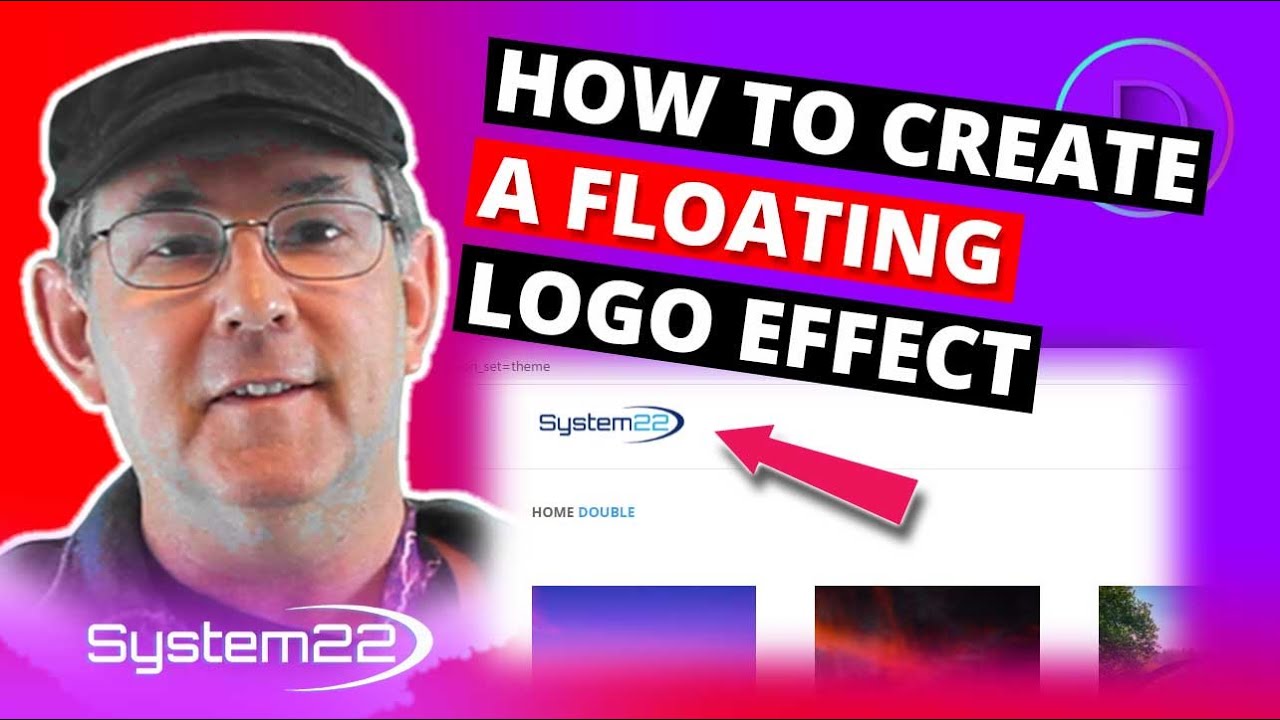Divi Theme How To Create A Floating Logo Effect 👍👍