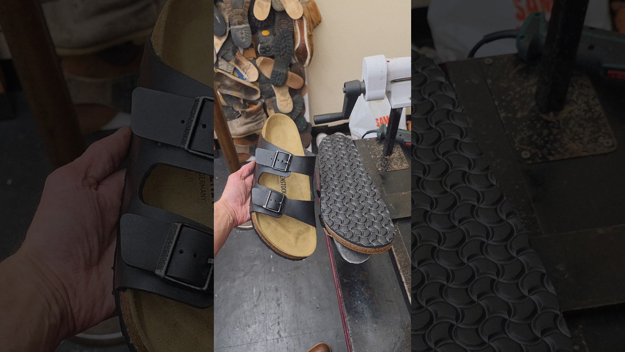SURELY these Birkenstocks CAN'T BE SAVED!?! #shoerepair #asmr #cobblerg #restoration