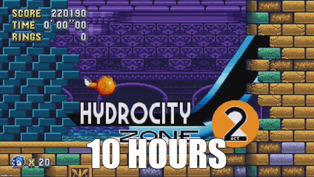 Sonic Mania - Hydrocity Zone Act 2 Extended (10 Hours)