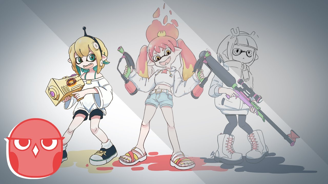 VOMSスプラトゥーン - Illustration Time Lapse #voms_project