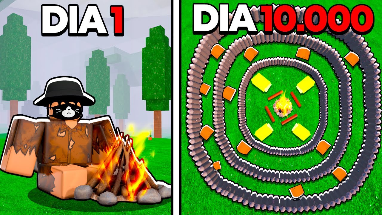 Como SOBREVIVIR 10.000 DIAS FACIL en 99 Noches en el Bosque