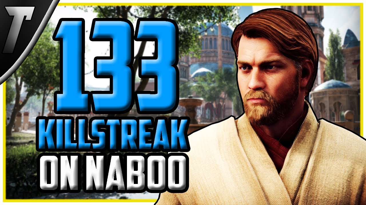 Star Wars Battlefront 2 Obi-Wan Kenobi 133 Killstreak (Naboo)