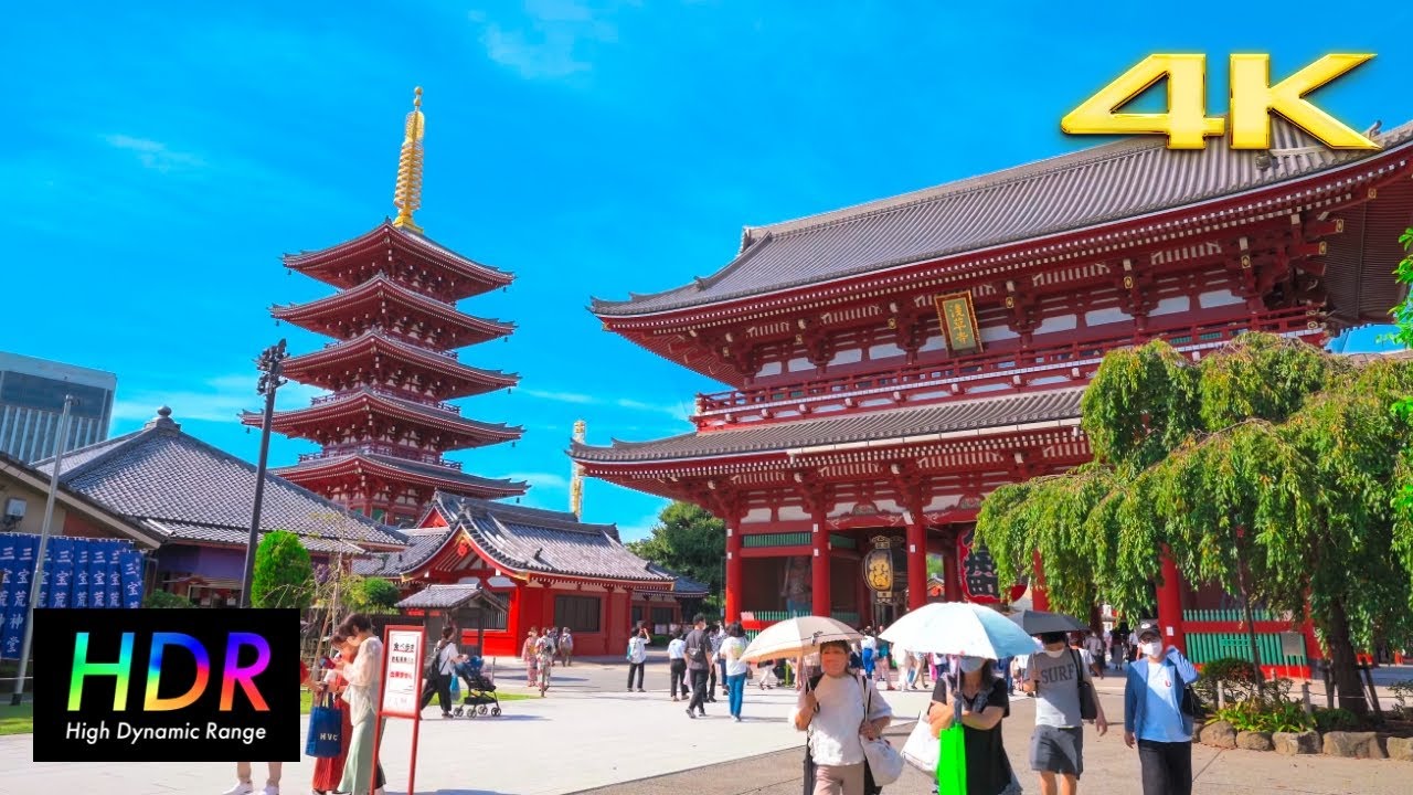 【4K HDR】Tokyo Walk in ASAKUSA｜Japan's largest tourist destination
