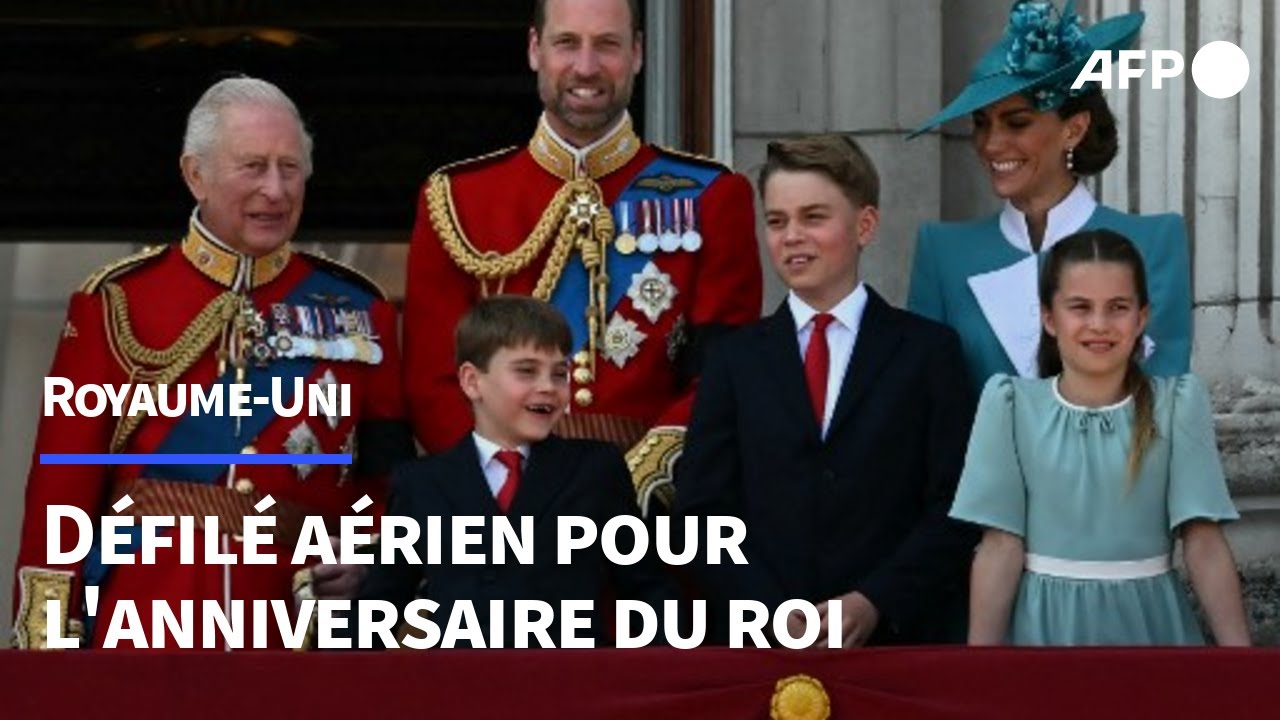 A Londres, un défilé aérien pour célébrer l'anniversaire du roi  | AFP Images