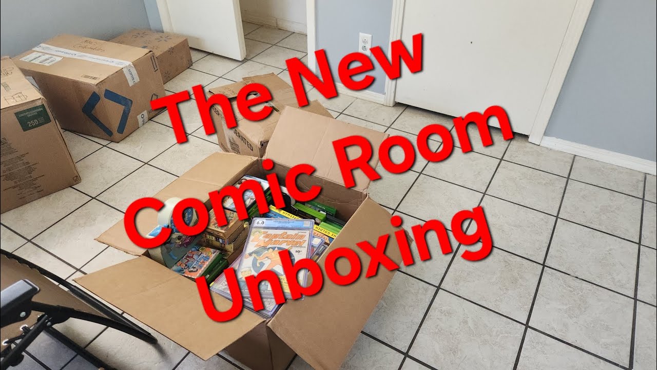 Распаковка нового комикса от Comic Room