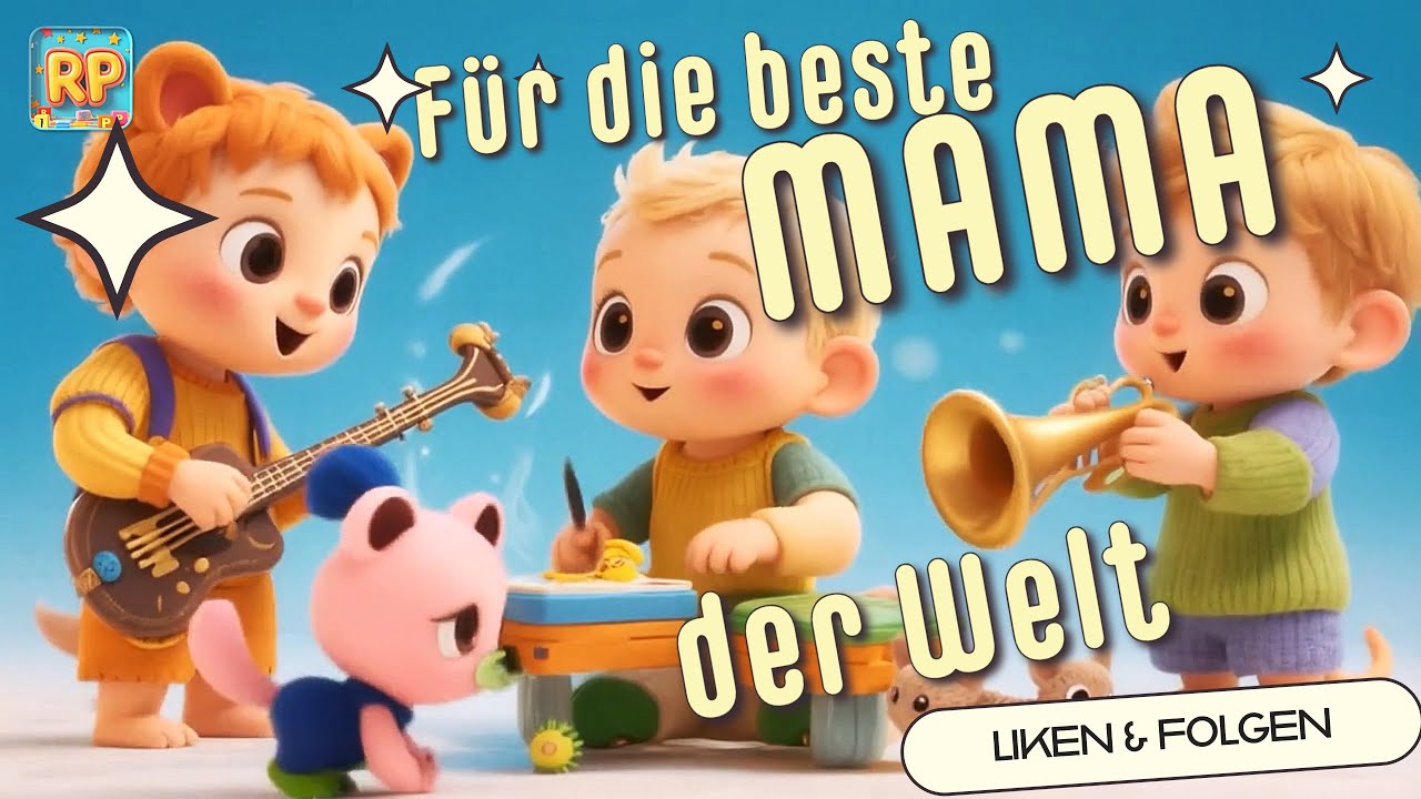 Mama Lied - deutsches Kinderlied zum Mitsingen - Meine Mama ist immer da - Rutzeputze Kinderlieder