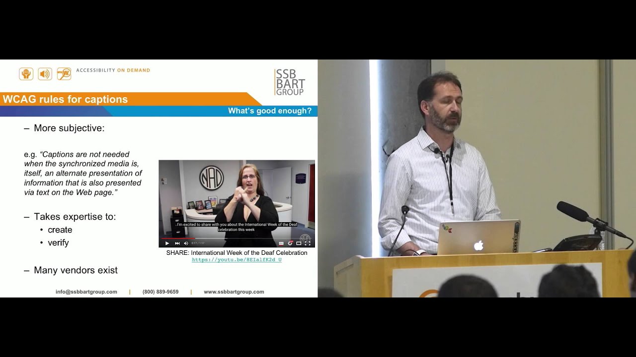 It's just captions, right? Why does video accessibility matter in the 21st century.