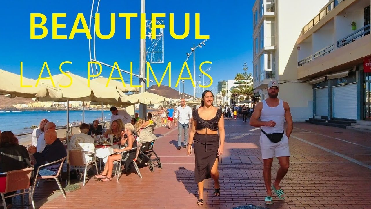 Las Palmas de GRAN CANARIA Spain 2025 🇪🇸 🔴 NEW Walking Tour in Canary Islands [4K UHD]