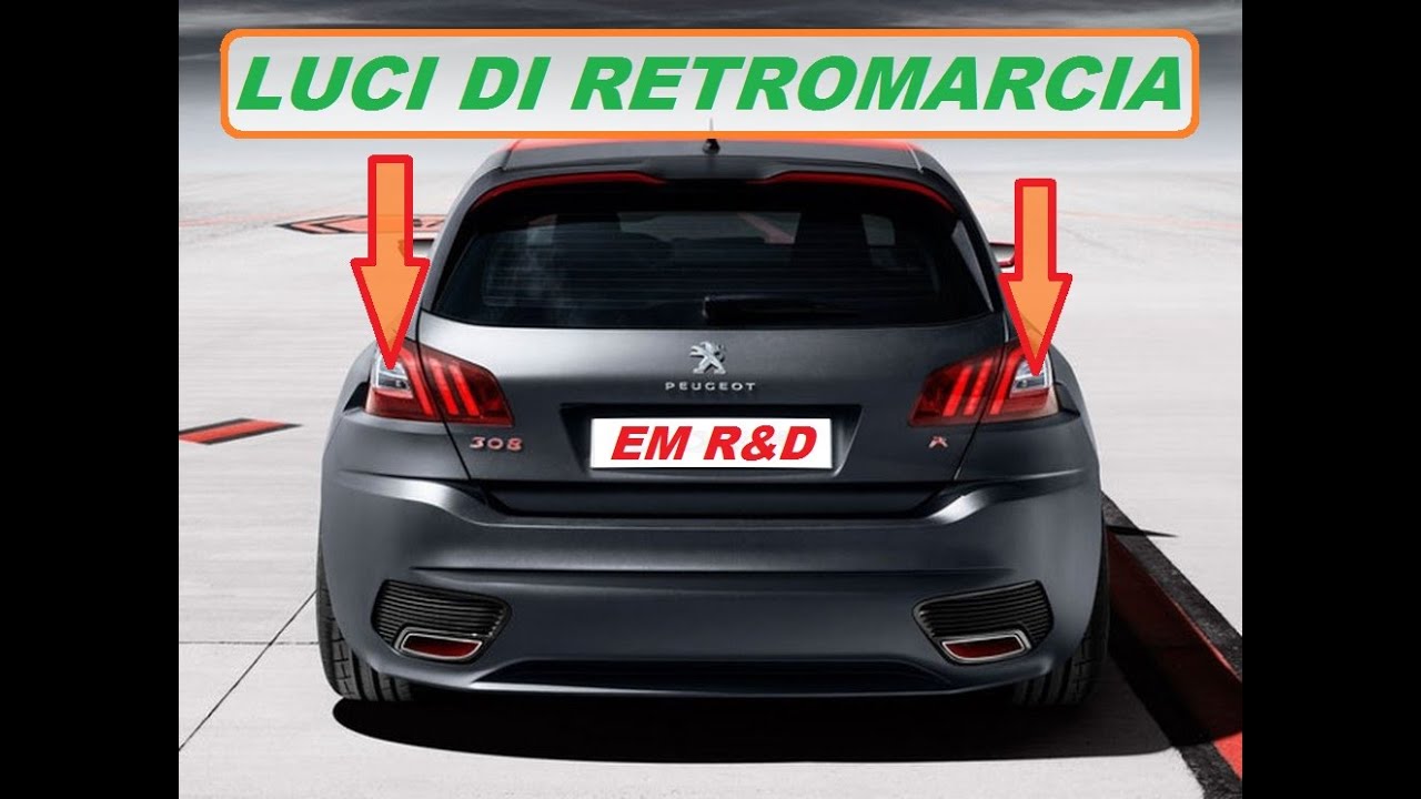 Come installare luci di retromarcia a LED su PEUGEOT 208 308 2008 3008 e CITROEN - Reverse to LED