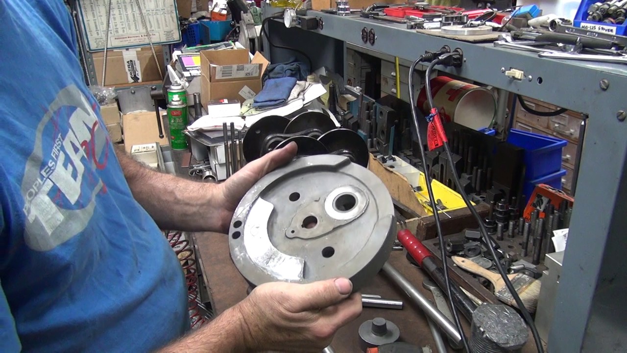 Балансировка маховика 45ci wl wla #103, восстановление коленчатого вала harley 45 flathead на ста...