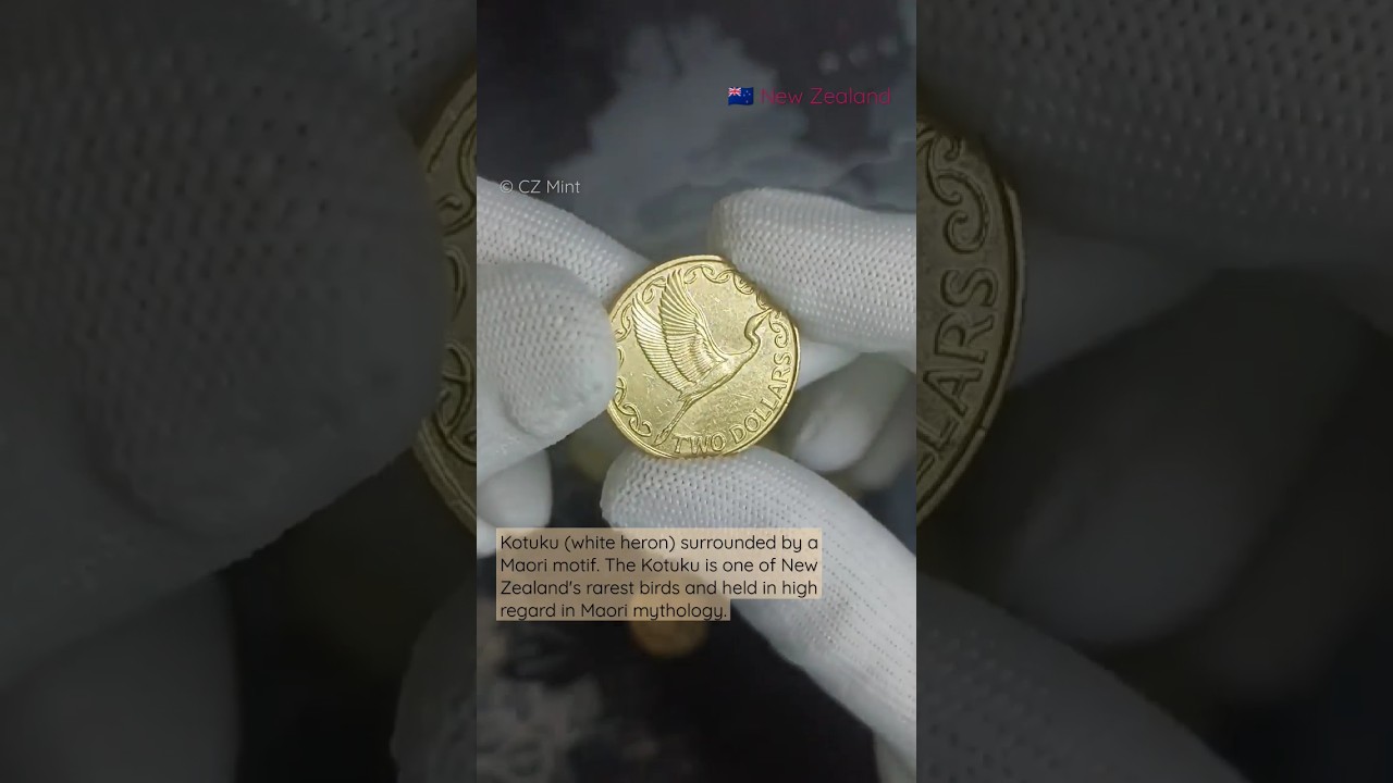 🇳🇿 New Zealand 2 Dollars (2019) #shorts #youtubeshorts #coins