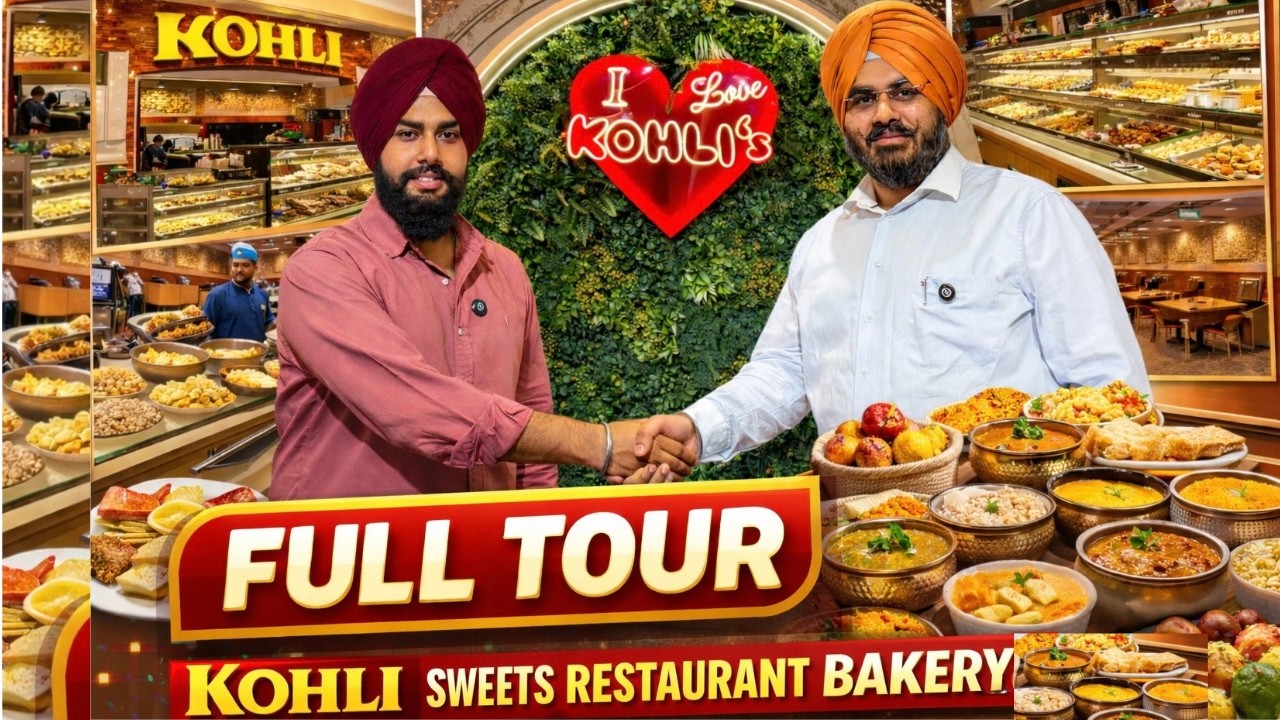 Patiala's Famous Kohli Sweets, Restaurant, Bakery Full Tour😍 | Most Famous Outlet in Patiala