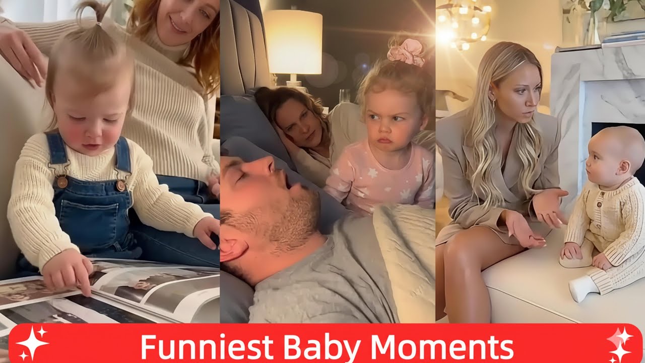 Try Not To Laugh Challenge! 😂 Baby & Parents Funniest Moments Compilation (2025)