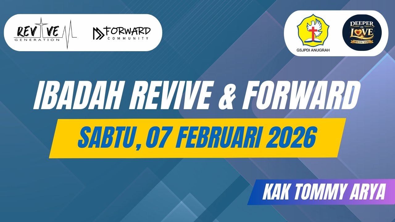 Ibadah Teens & Youth - Kak Tommy Arya - Sabtu, 07 Februari 2026