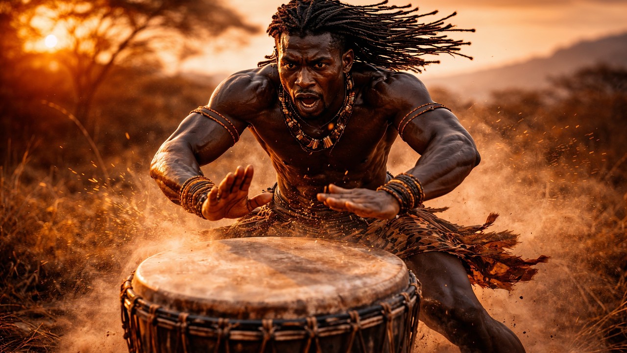 African Tribal Drums for Running 🥁 Powerful Rhythm for Workout & Focus