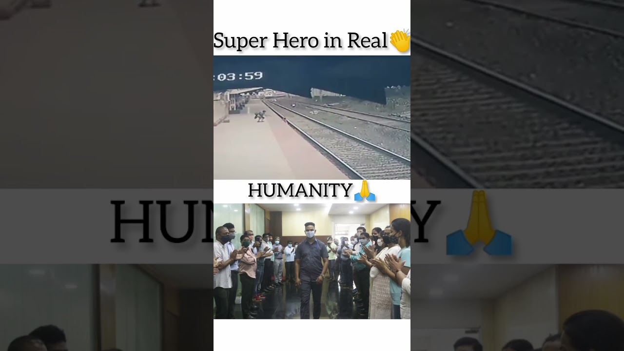 Railman Mayur Shelke saves Child of a Blind Mother #humanity #railway #india #viral #trending #short
