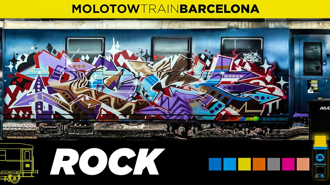 MOLOTOW TRAIN BARCELONA #ROCK
