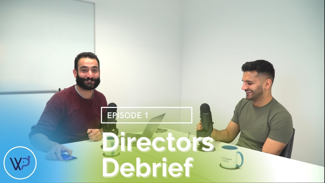 Directors Debrief : Episode 1 - Mental Wellbeing in Entrepreneurship.