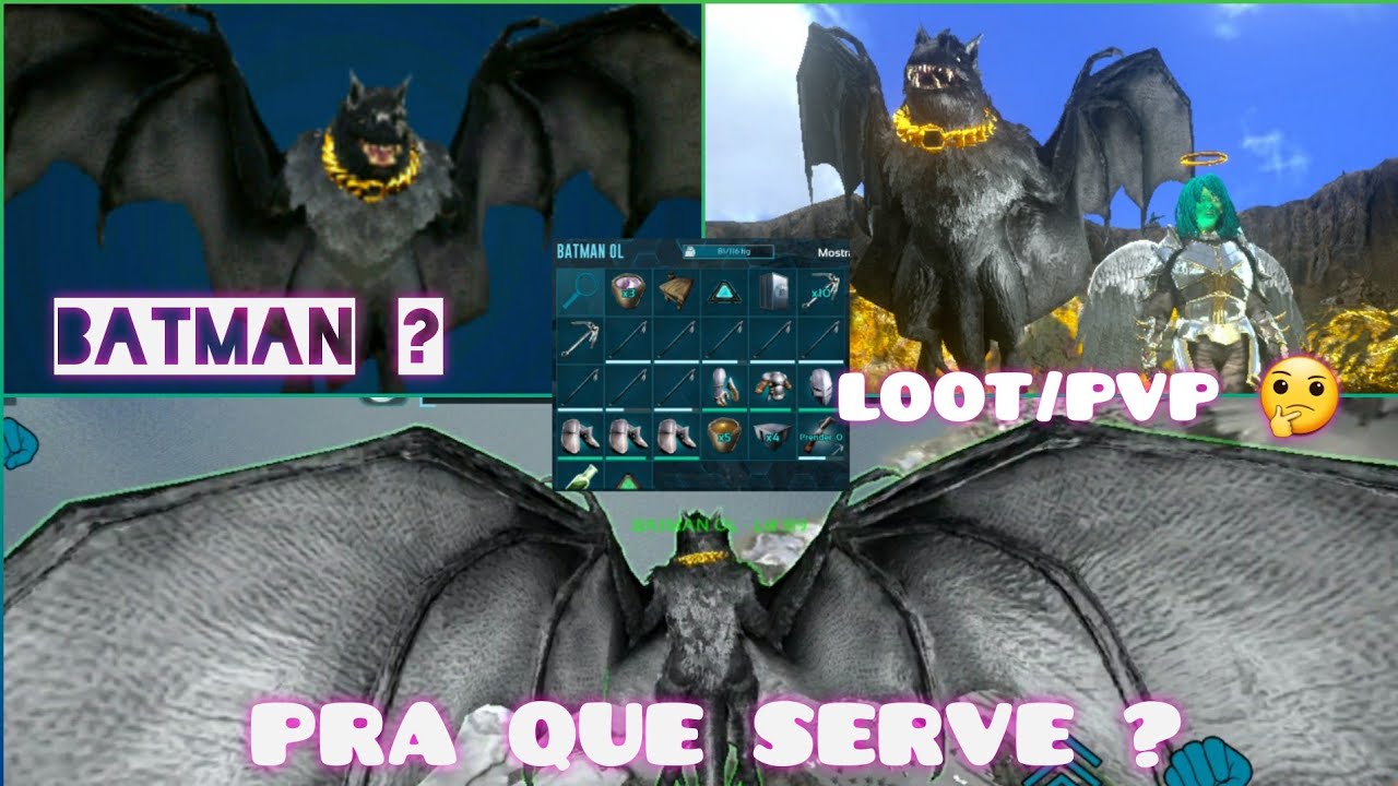 DOMEI O MORCEGO ONYC+ HABILIDADE E UTILIDADE/ARK MOBILE
