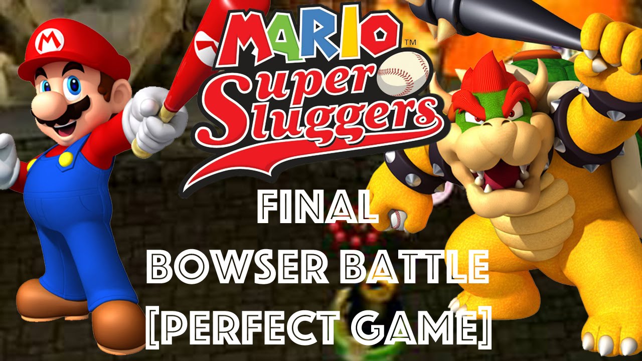 Mario Super Sluggers - Final Game Vs. Bowser [PERFECT GAME]