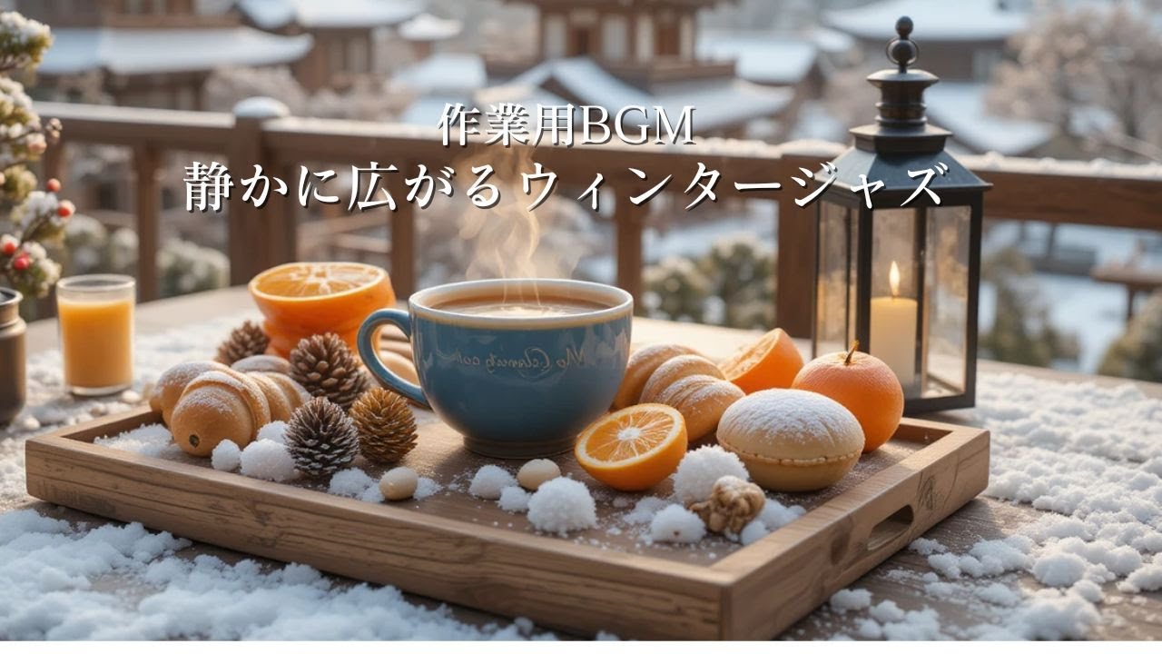 【作業用BGM】静かに広がるウィンタージャズ｜長時間集中を支える冬カフェBGM ❄️☕Winter Jazz for Sustained Focus