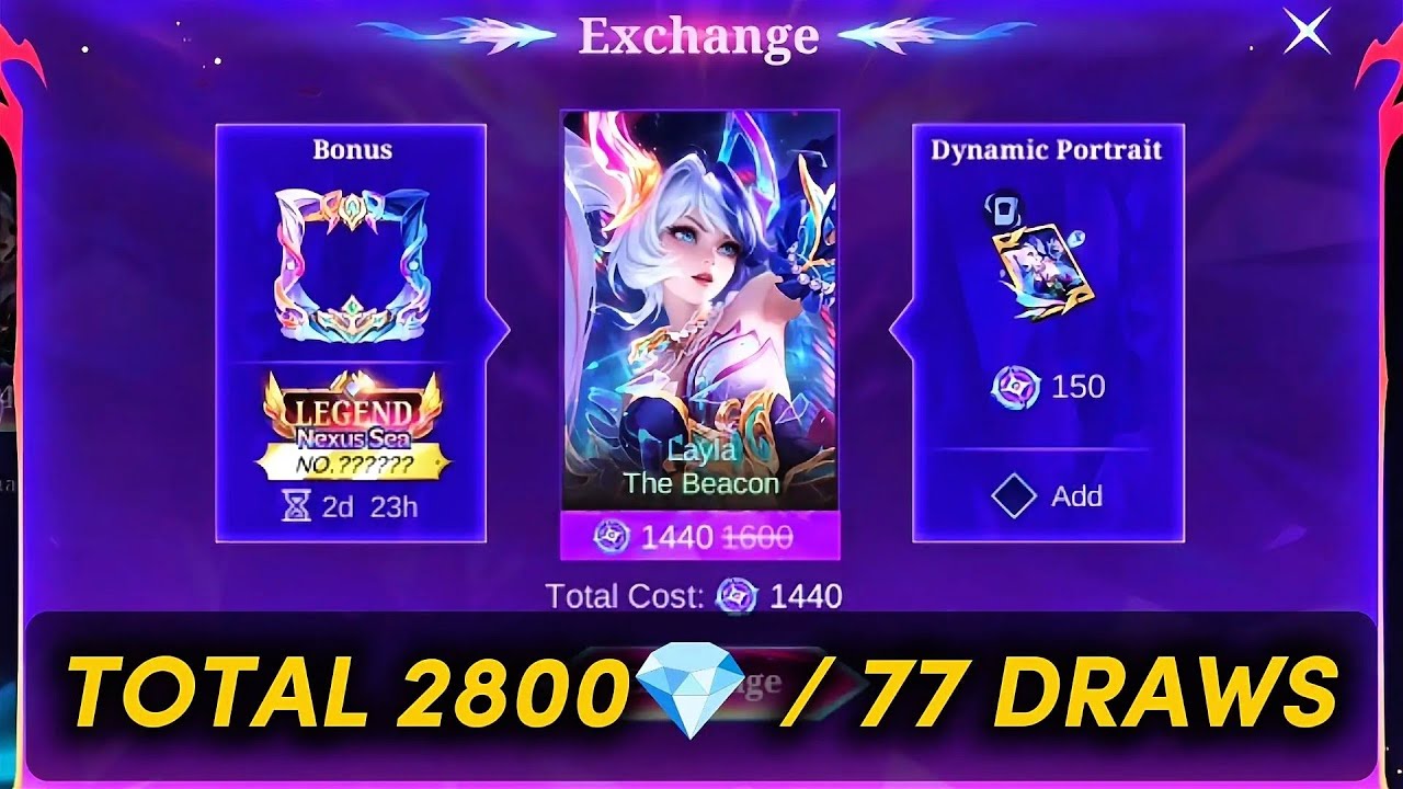 ONLY 2800💎 FOR LAYLA LEGEND GOLD TAG‼️🎉🥳