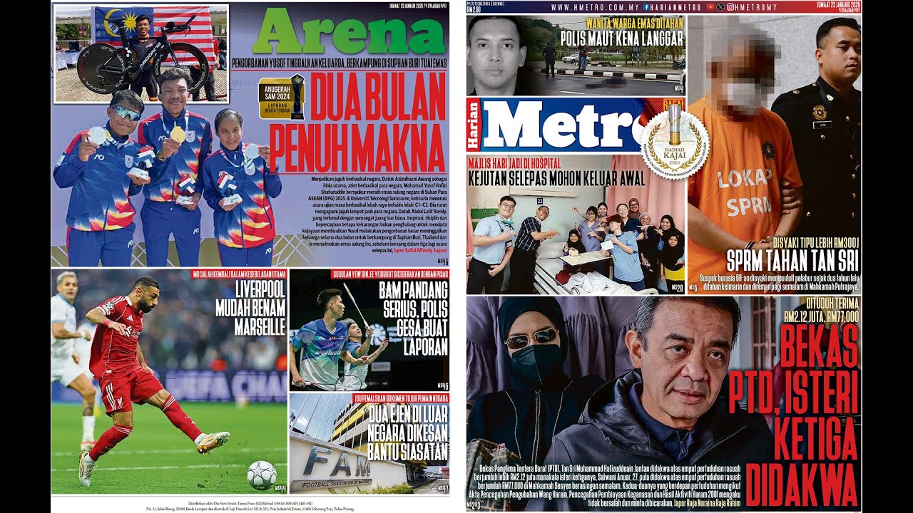 Harian Metro 23 Januari 2026