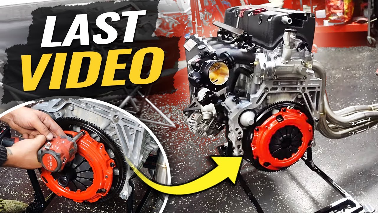 Сцепление Action Clutch Stage 3 с маховиком из хромомолибденовой стали, установленное на двигател...