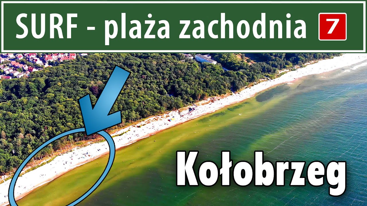 KOŁOBRZEG ➤ Plaża zachodnia SURFCASTING (opis łowiska)