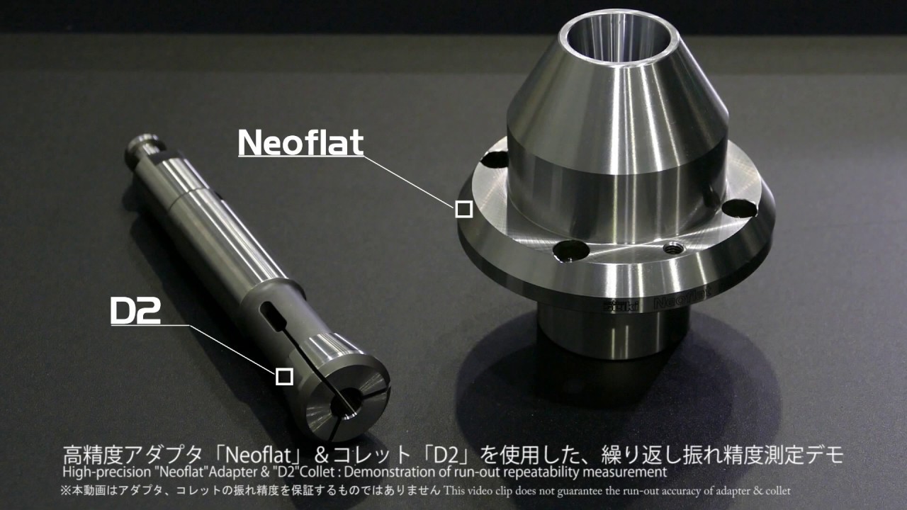 Neoflat & D2繰り返し振れ精度測定デモ
