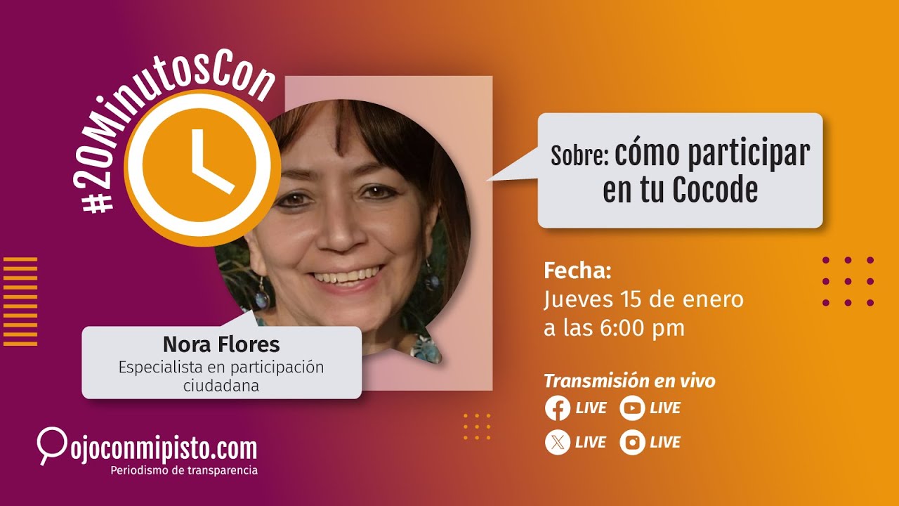 #20MinutosCon Nora Flores  📱