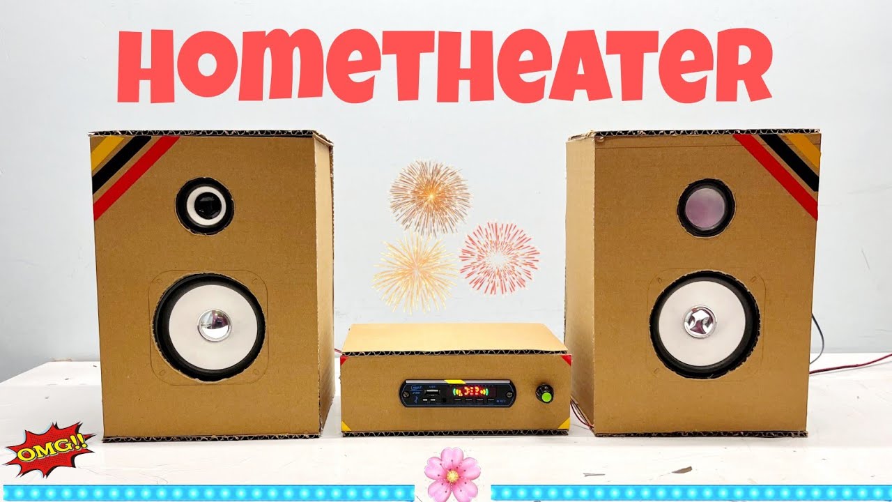 how to make mini dj amplifier homemade | cardboard mini dj amplifier | small dj system | tech toyz