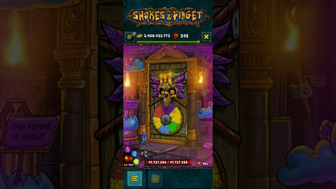 Shakes and Fidget insane Legendary Dungeon! Completed 2 free to play run. 7 days 14h left from 11 SF