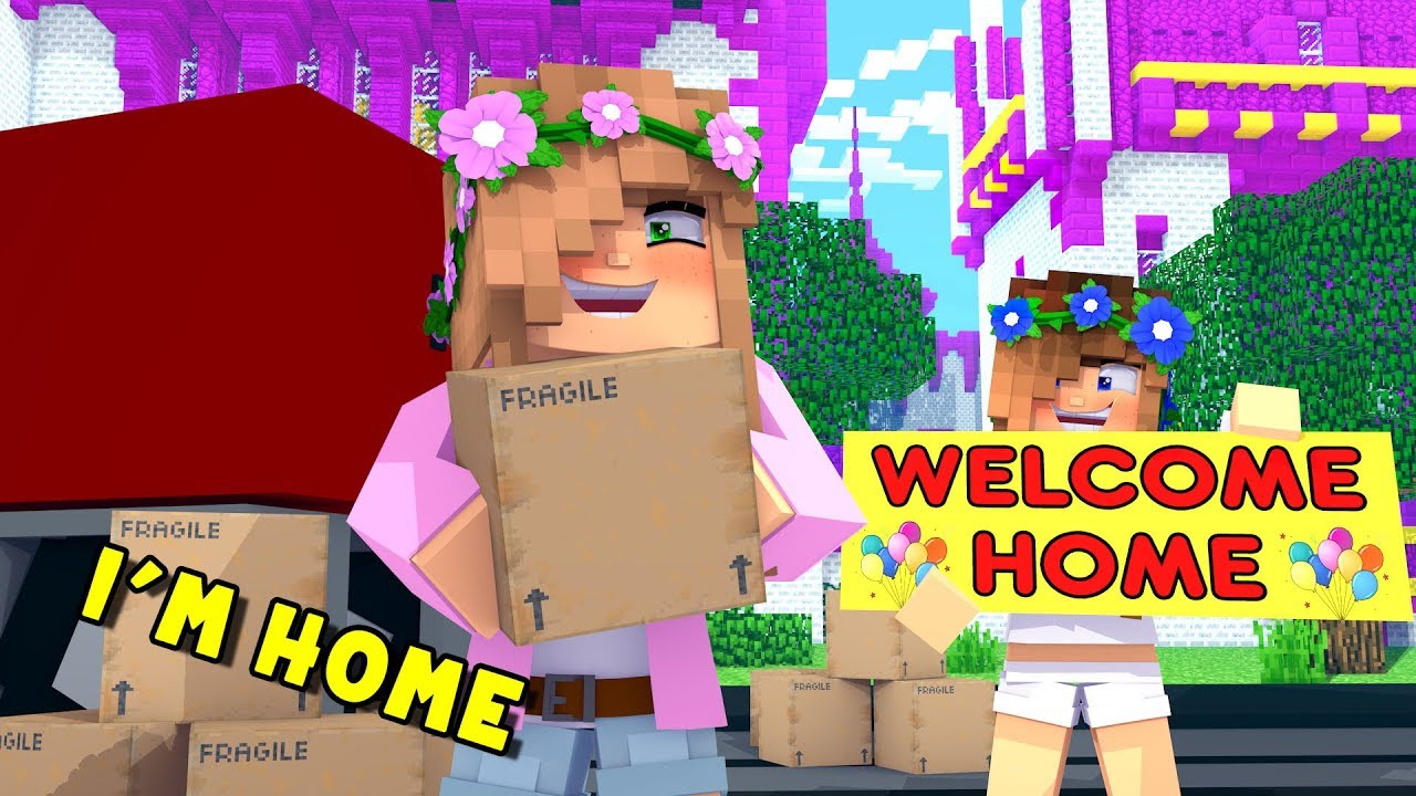 HONEY, I'M HOME! LITTLE KELLY ARRIVES BACK TO THE CASTLE! | Minecraft Little Kelly