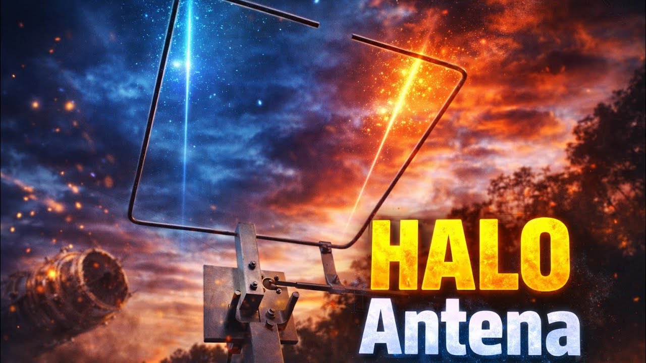 Antena HALO 144MHz SSB - Prosta antena z polaryzacja poziomą