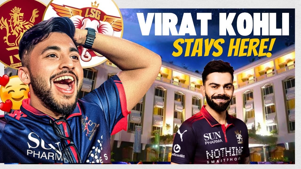 Virat Kohli Stays here😱🤩| RCB vs LSG match Vlog⚡️