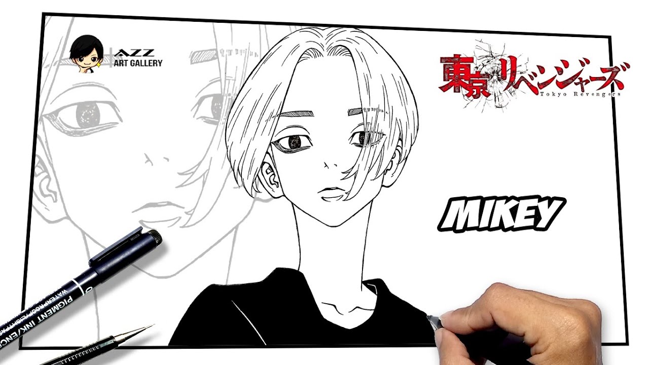 How to draw Mikey Bonten from Tokyo Revengers