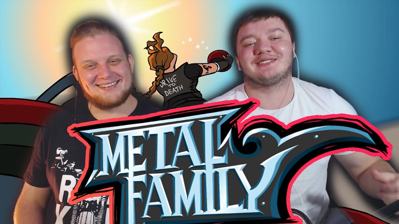 РЕАКЦИЯ НА МЕТАЛ ФЕМЕЛИ | Metal family (animated music video)