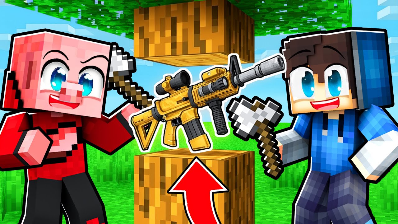 Helix a Majty Těží SUPER ZBRANĚ v Minecraftu!