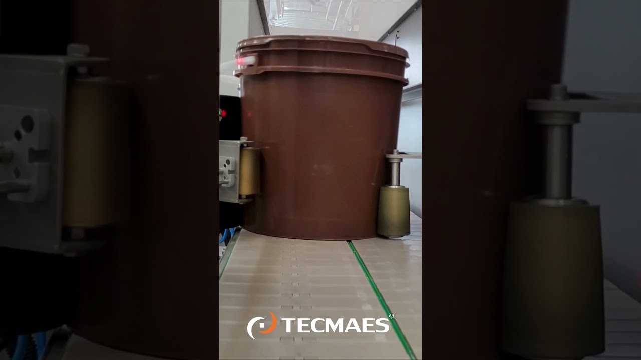 Fechadora + Rotuladora de Baldes 