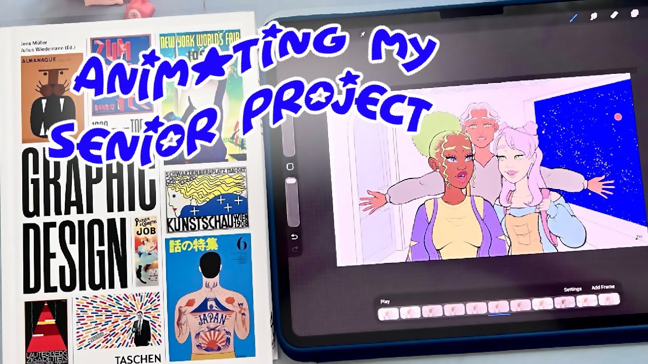 Making an Animation for My Senior Project + Animating My Own Animated Theme Sequence ✏️✨
