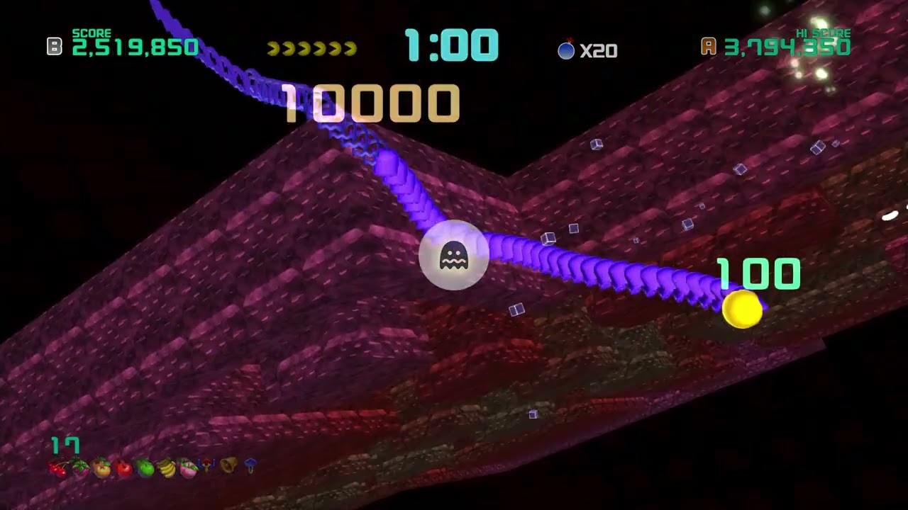Pac-Man Championship Edition 2 | New Dungeon Score (S Rank)
