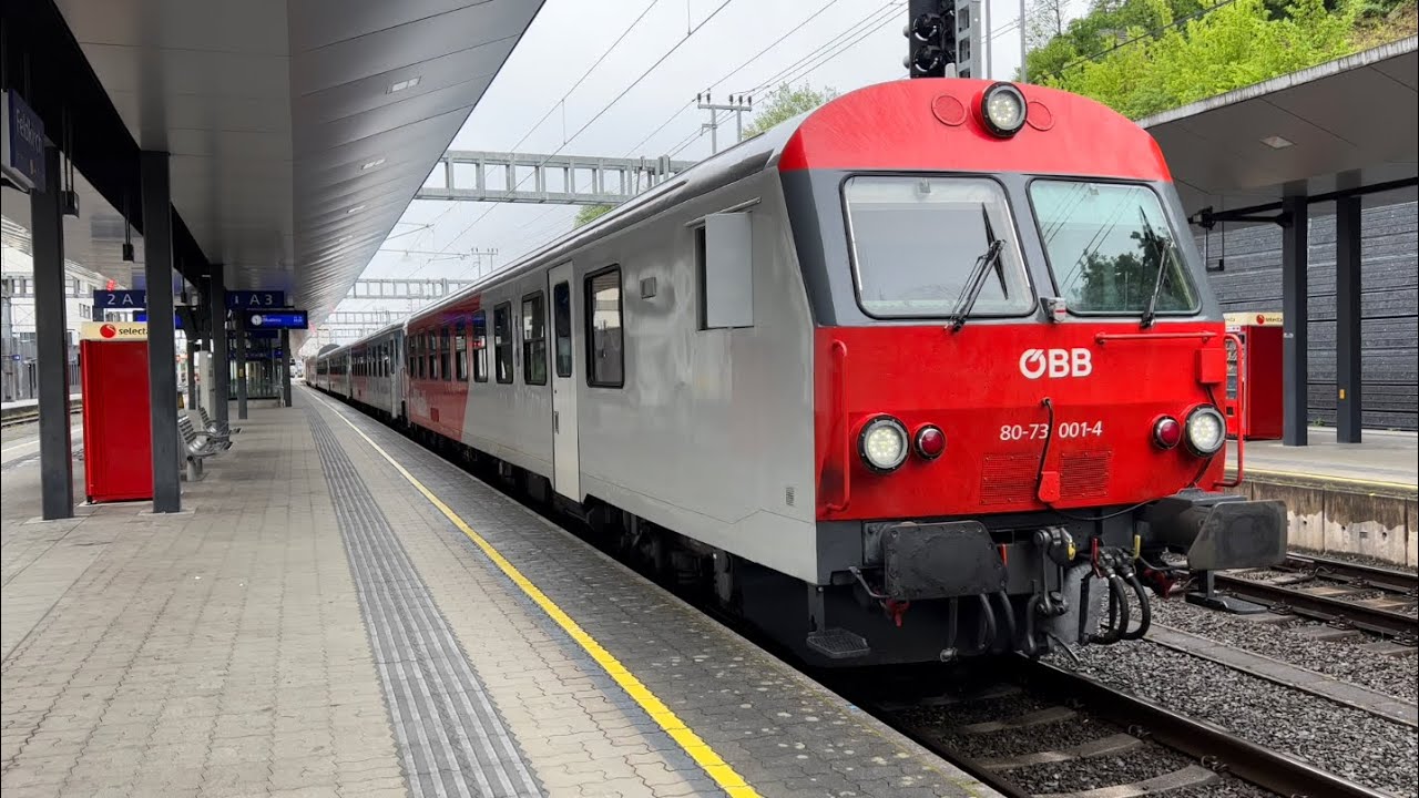 Bahnverkehr in Feldkirch (08.05.2023)