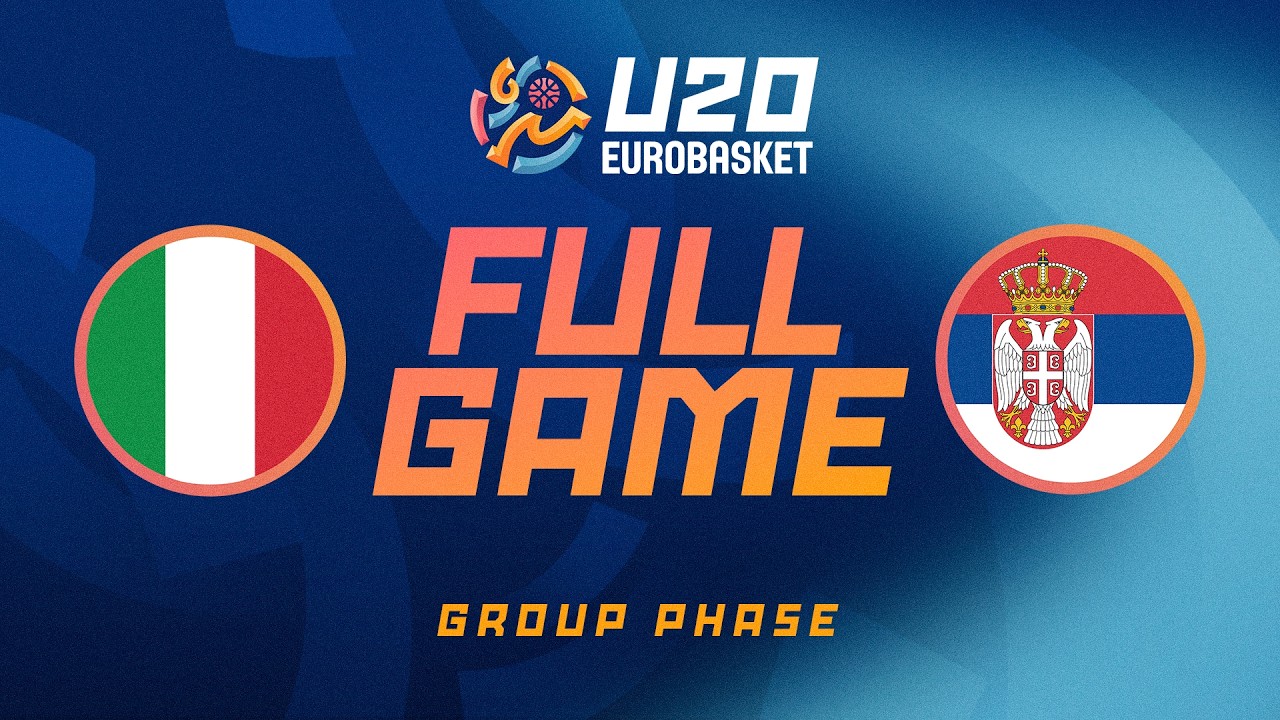 Group Phase | Italy v Serbia | Full Basketball Game | FIBA U20 Women's EuroBasket 2026