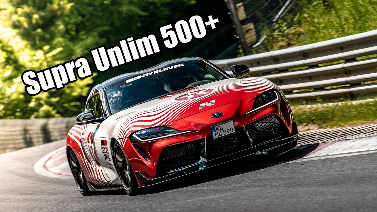 500+ hp Toyota Supra on the Nürburgring