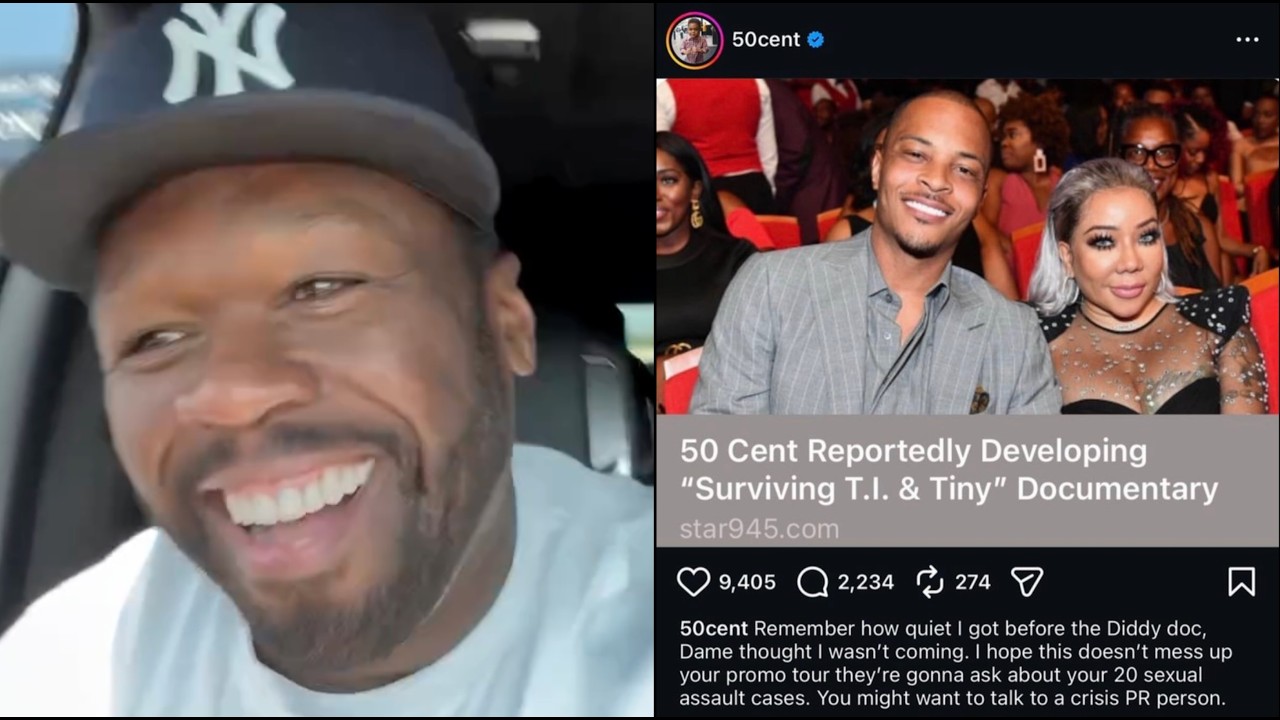50 Cent RESPONDS After Hulu Pays Him $75M For Surviving T.I. & Tiny Documentary