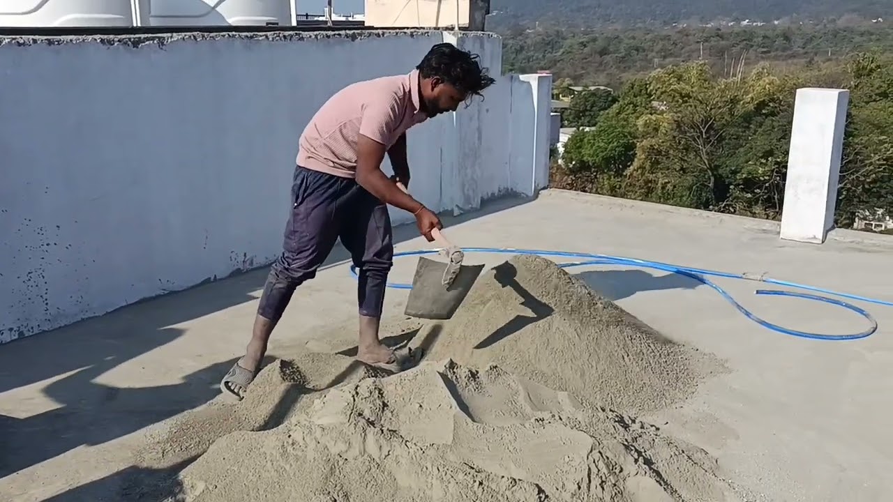 छत में पानी टपकना हमेशा के लिए बंद | Roof Waterproofing Complete Process | Construction Work