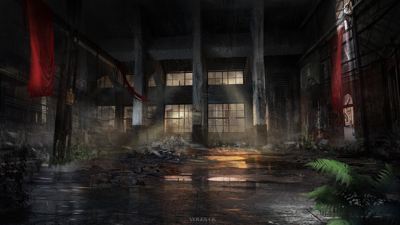 SPEEDPAINT - The Forgotten Factory - 3D, Photobash, Painting - Concept Art | Illustration